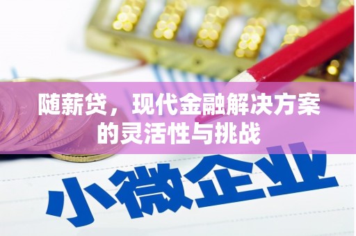将军随薪贷，现代金融解决方案的灵活性与挑战
