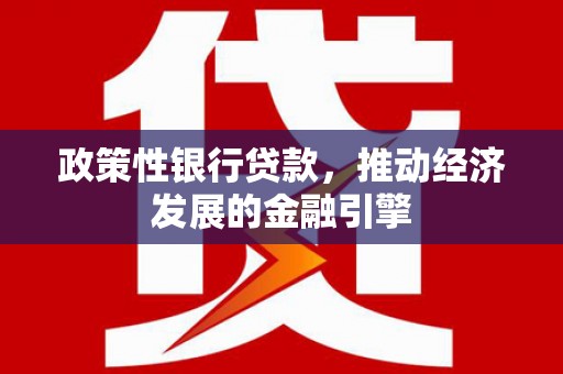 永靖政策性银行贷款，推动经济发展的金融引擎