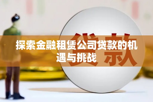 阿勒泰探索金融租赁公司贷款的机遇与挑战