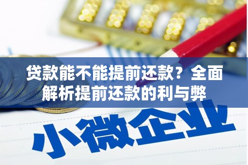 罗定贷款能不能提前还款？全面解析提前还款的利与弊