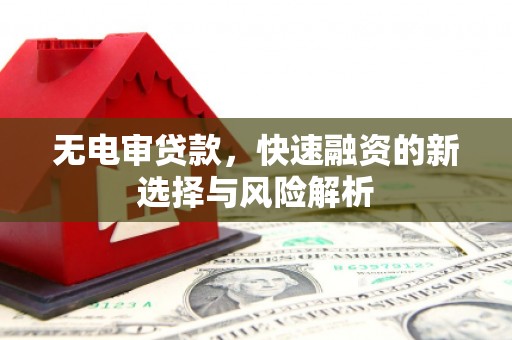 淮上无电审贷款，快速融资的新选择与风险解析