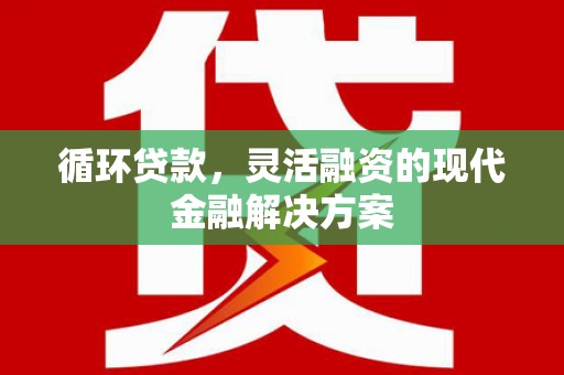 东兰循环贷款，灵活融资的现代金融解决方案
