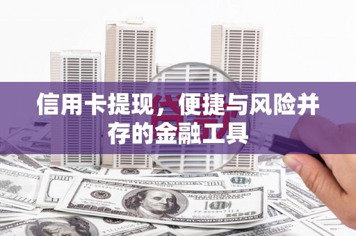 蔡甸信用卡提现，便捷与风险并存的金融工具