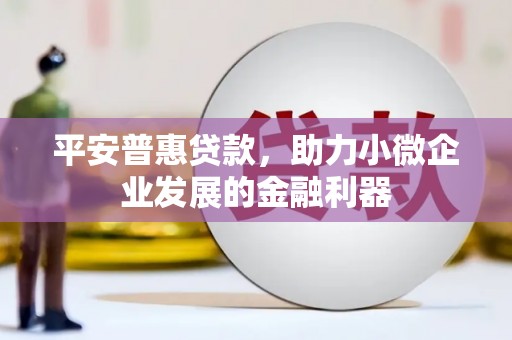 尚义平安普惠贷款，助力小微企业发展的金融利器