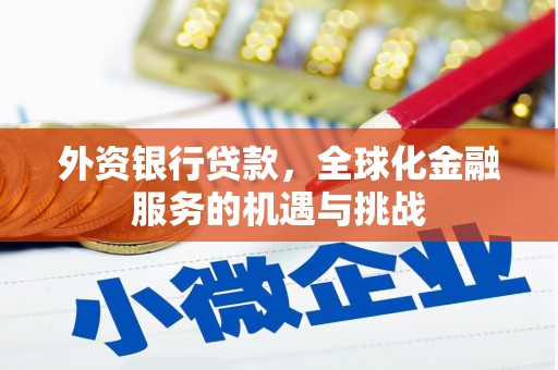 稻城外资银行贷款，全球化金融服务的机遇与挑战