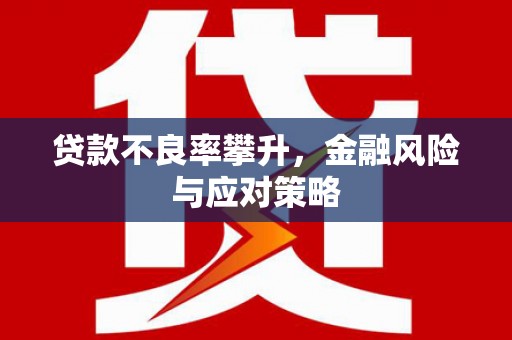 雅江贷款不良率攀升，金融风险与应对策略